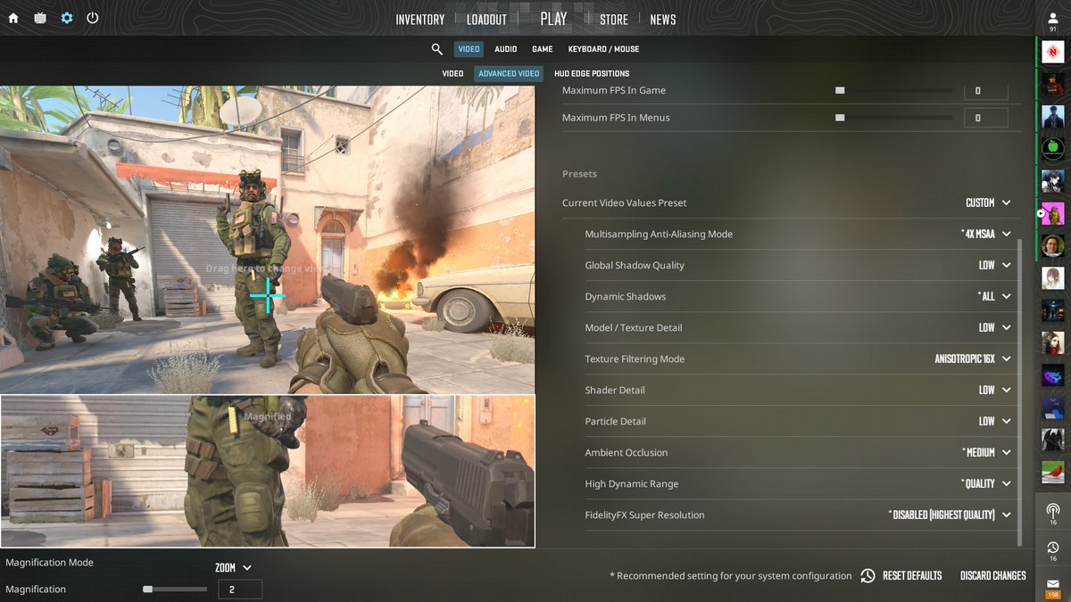 Настройки графики CS2 от датамайнера Thour: FPS и качество