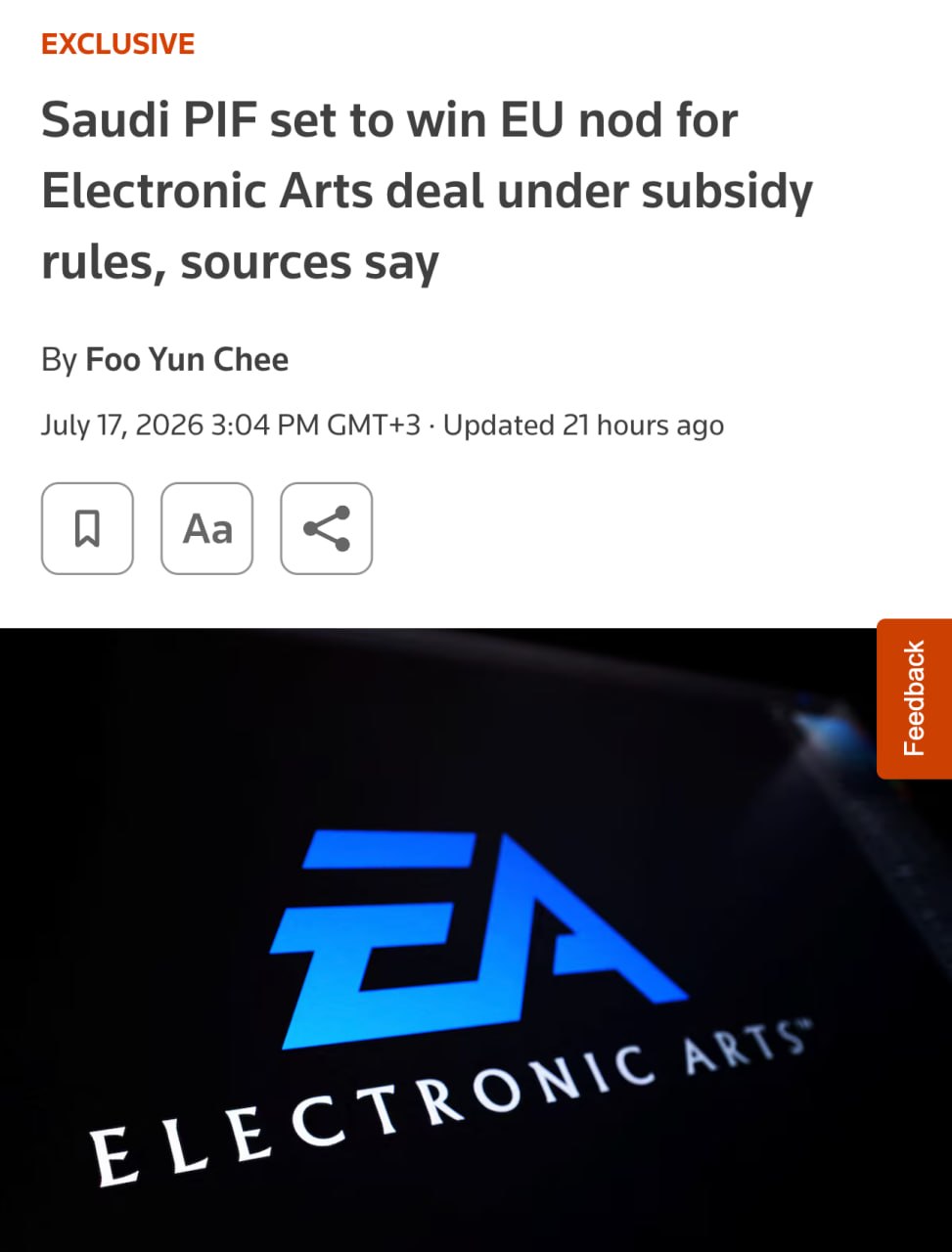 Саудовцы выкупают EA: что изменится для игроков